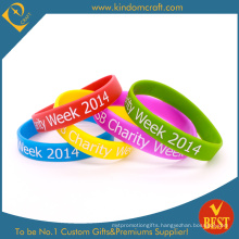 2015 Custom Coloring Silicone Bracelet for Promotion (KD-1817)